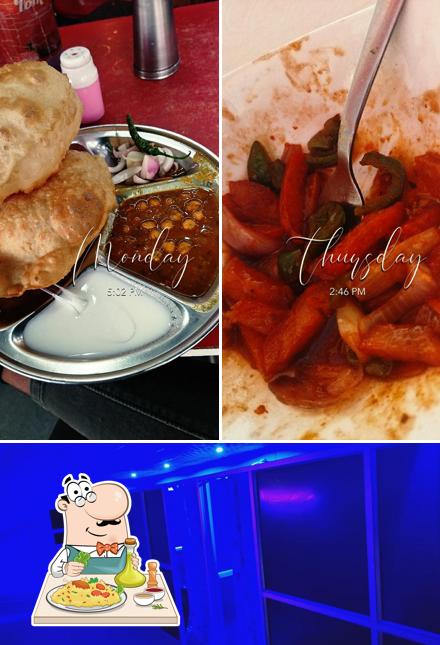 Among various things one can find food and interior at Naveen Hotel And Cafe