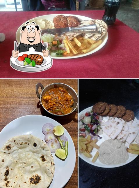 Order meat meals at Spice N Ice (Open Garden Cafe)