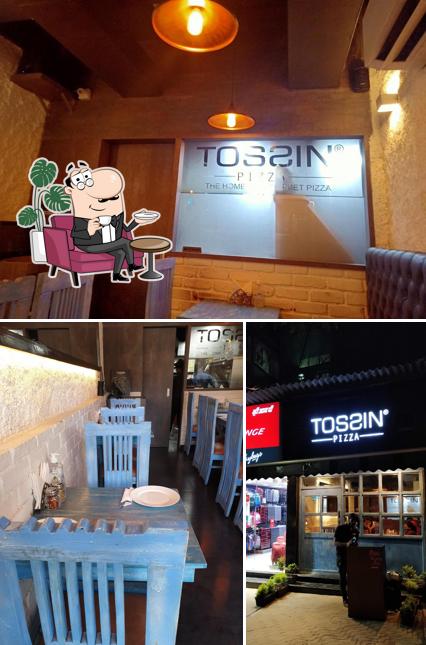 The interior of Tossin Pizza Chembur Best Pizza in Mumbai