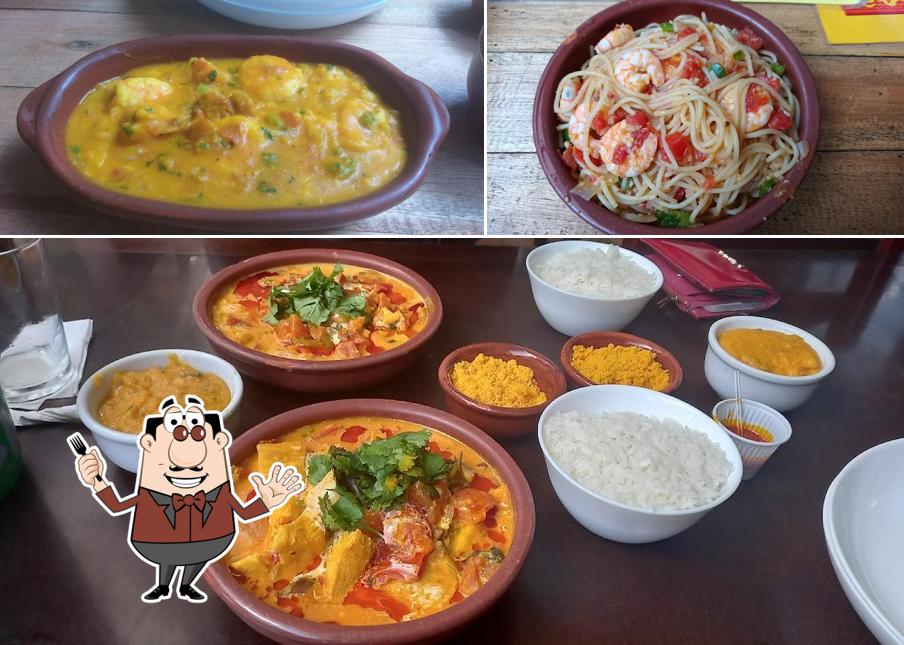 Platos en Digaê bar e Bahia