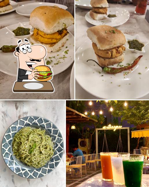 Get a burger at Atariyaa Cafe - अटरिया कैफ़े