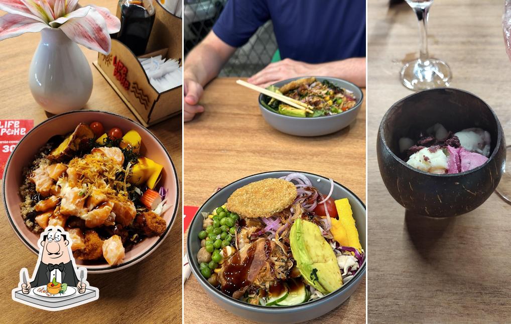Platos en Life Poke Blumenau