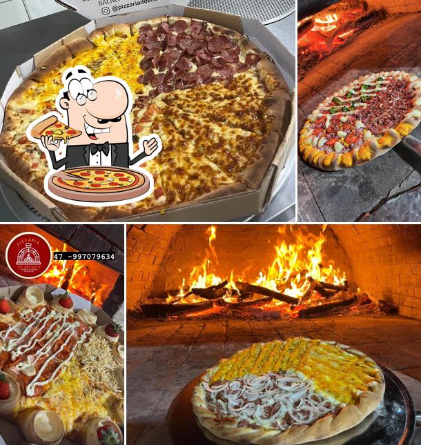 Consiga diferentes tipos de pizza