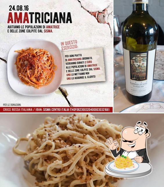 Spaghetti alla carbonara al Trattoria Consolini