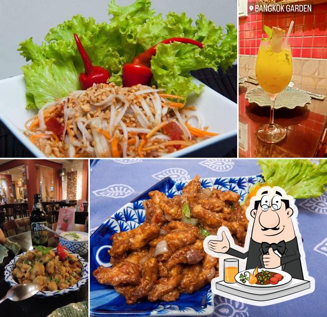 Comida em Restaurante Bangkok Garden