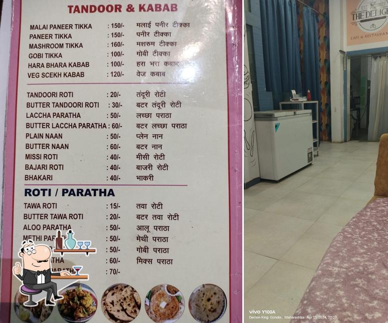 The interior of The Delight Restaurant