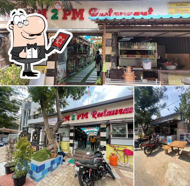 The exterior of AM 2 PM Restaurant