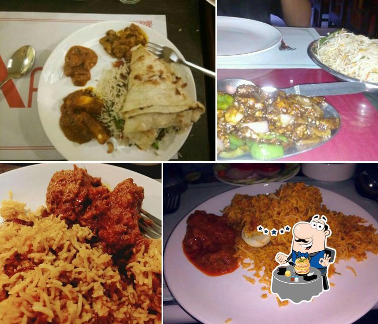 Meals at Aangan Restaurant