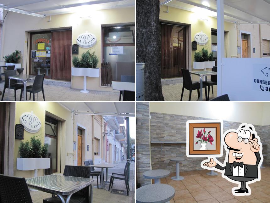 Gli interni di La Puccia Mesagne