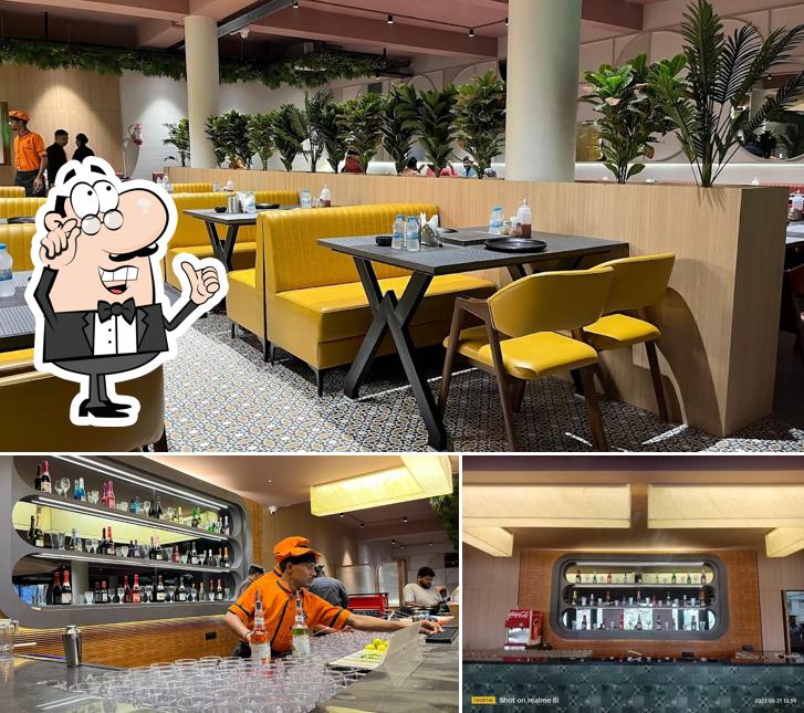 The interior of Mad Over Grills