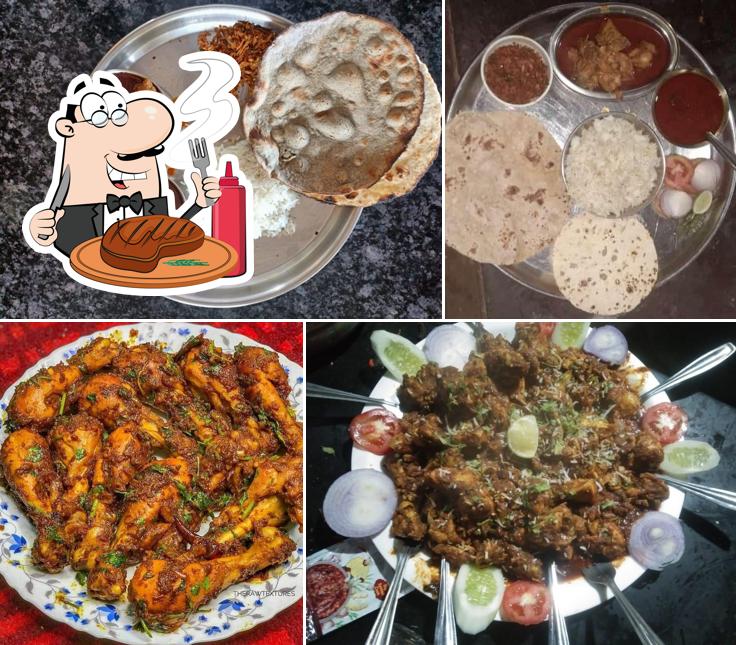 Order meat meals at Hotel Shivba