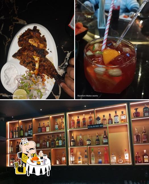 The restaurant's food and beverage