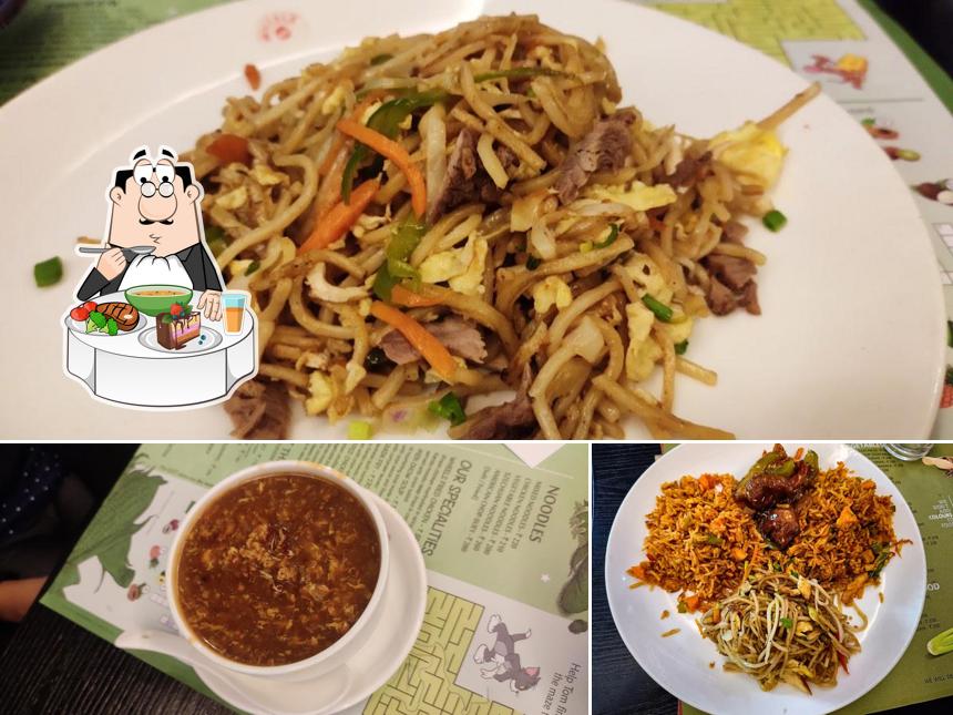 Hot and sour soup at Wheels Restaurant