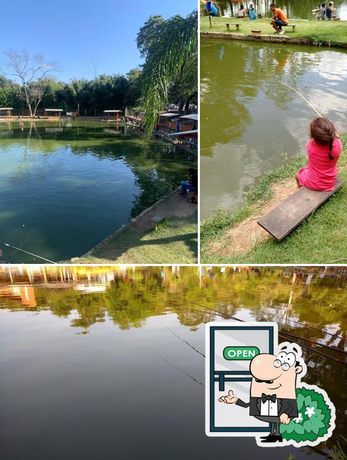 Você pode espairecer no exterior Pesqueiro Paraíso da Pesca