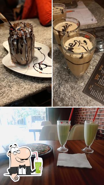 Enjoy a beverage at Lassi Bistro