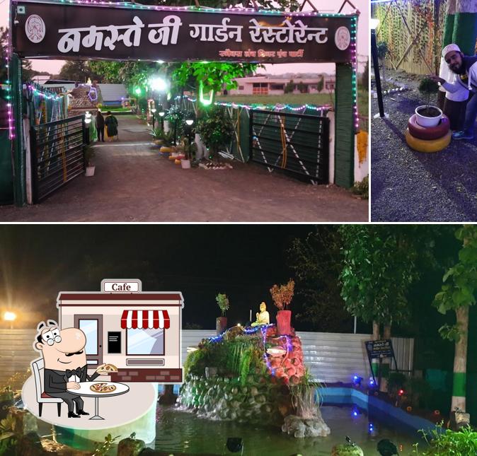 The exterior of NamasteJi Garden Restaurant