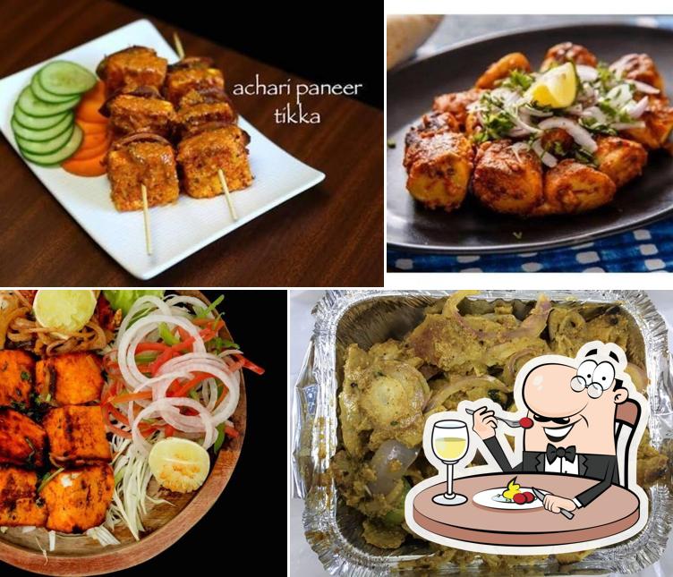 Food at Punjabi Chaap Corner