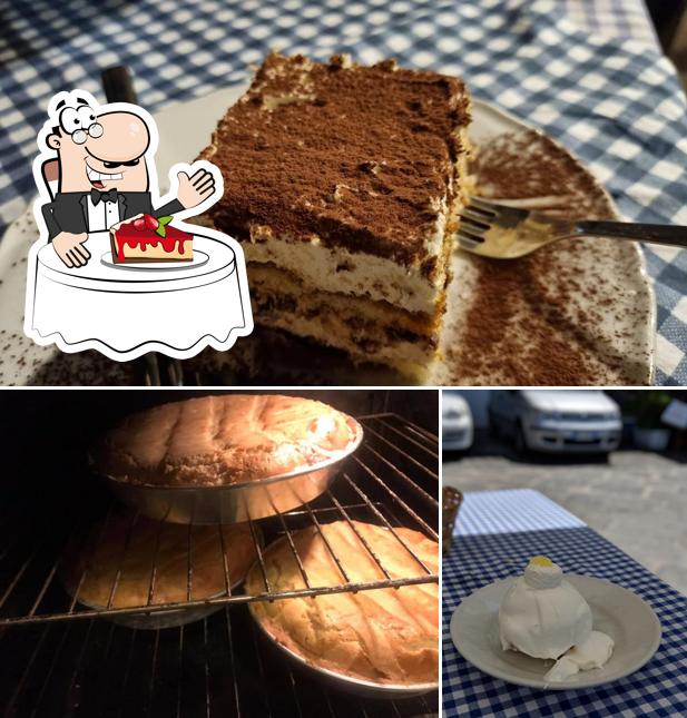 Trattoria Da Emilia offre un'ampia selezione di dessert