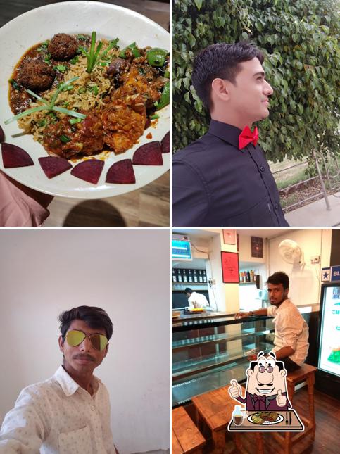 Pick meat dishes at Cafe cave cc