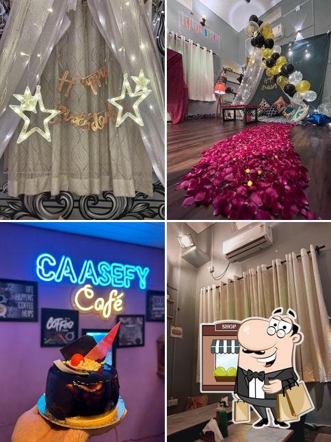 The exterior of Caasefy Cafe