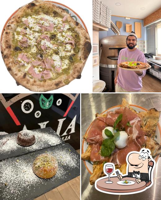 Platti al Pizzeria Dalia Valori di Famiglia