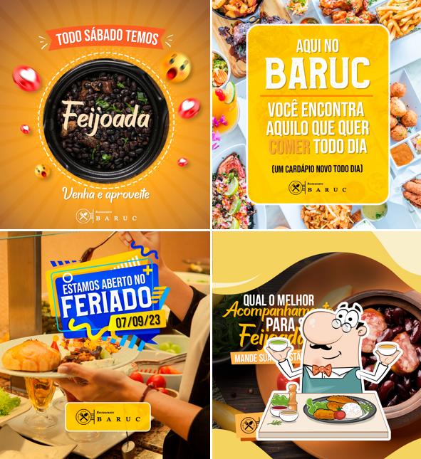 Comida em Restaurante Baruc