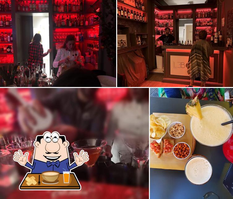 La cibo e interni del ristorante