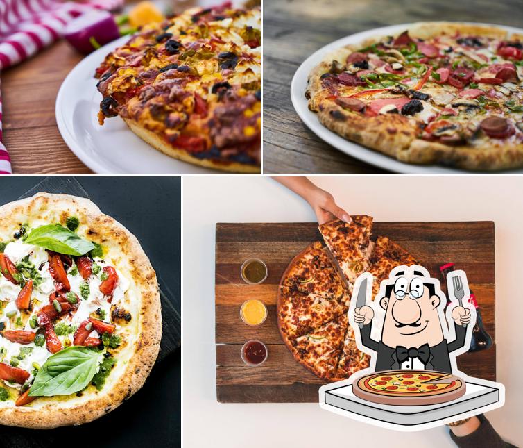 At Pizza Bae, you can enjoy pizza