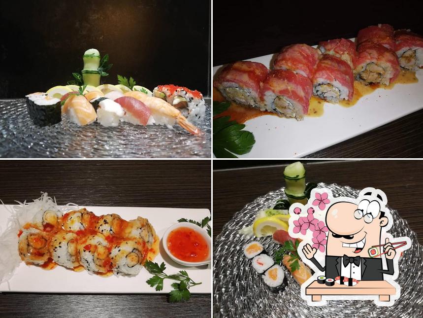 Scegli le varie opzioni di sushi