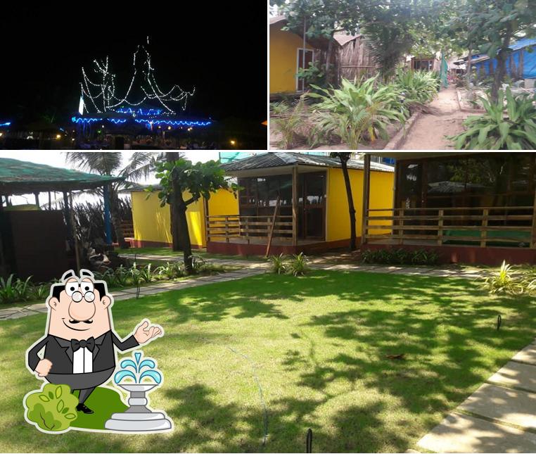 Check out the exterior of Sea Front Beach Huts Patnem