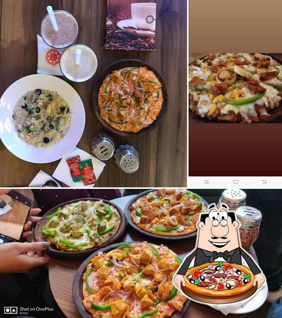 At Love & Latte Versova, you can enjoy pizza