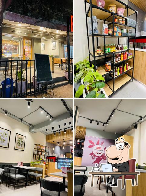 The interior of Barista