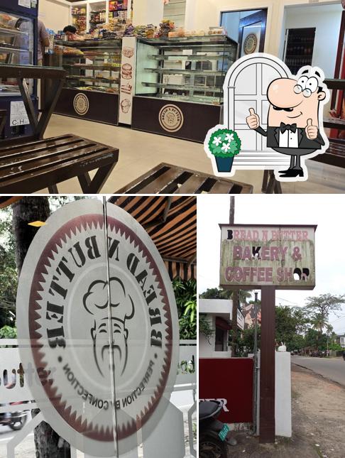 This is the picture displaying exterior and interior at Bread N Butter