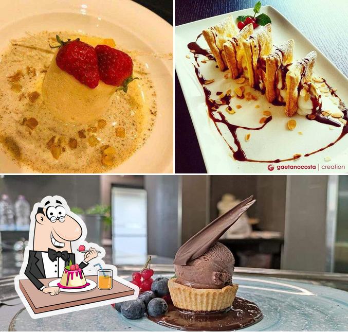 Le Roof Restaurant offre un'ampia selezione di dolci