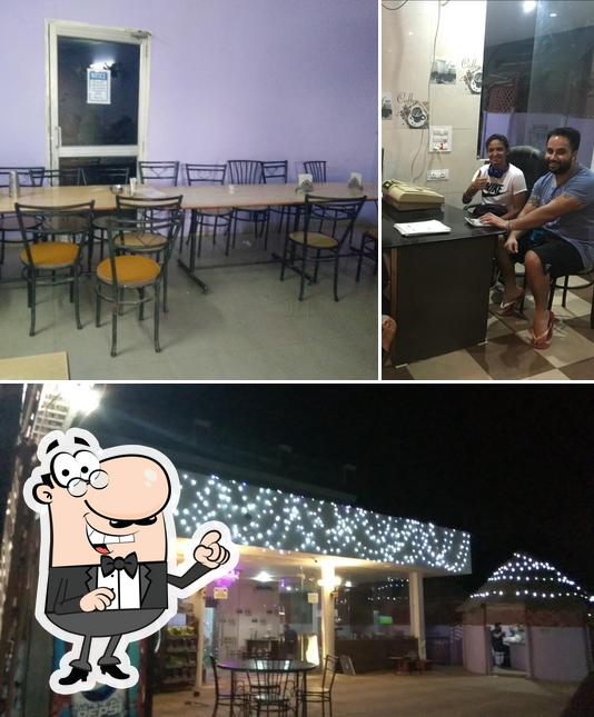 The interior of Akam Dhaba