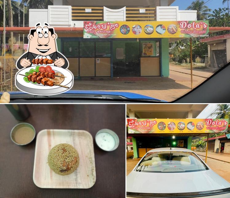 Food at Dola’s Donne Biryani