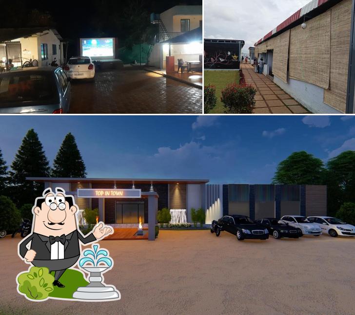 Enjoy the view at the outside area of TOP IN TOWN