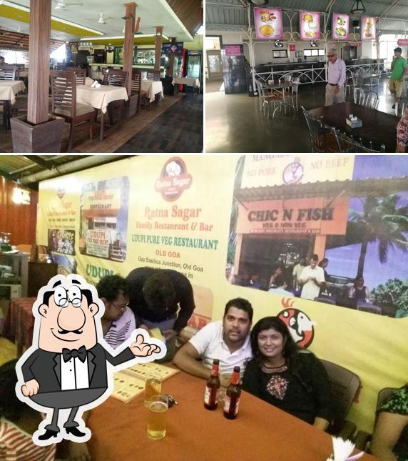 The interior of Sai Family Restaurant and Bar, Arpora, Bardez