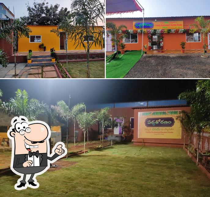 The exterior of PACHA THORANAM family Restaurant&Garden Dhaba