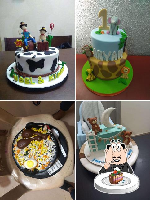 Chocolate cake at Cruffins Patisserie