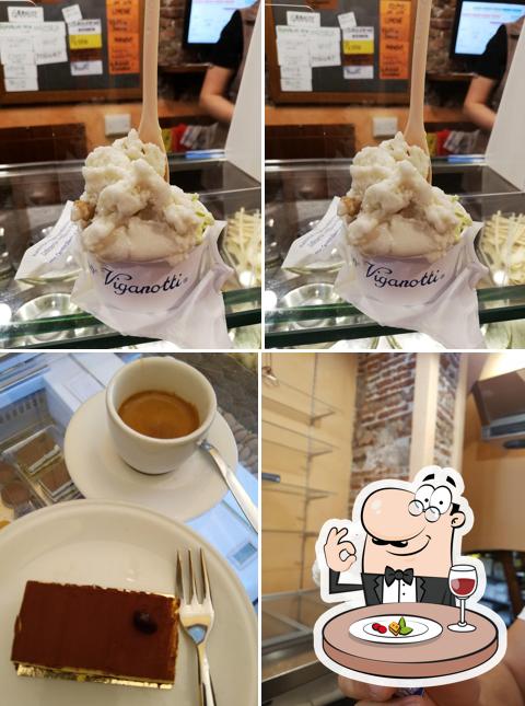 Platti al Gelateria Romeo Viganotti