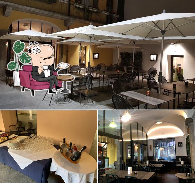 Gli interni di Ristobar Pizzeria Piazzetta