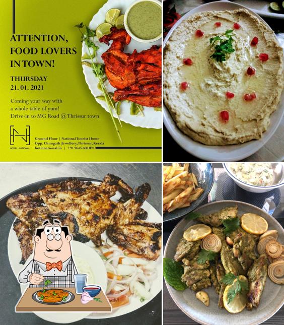 Chicken wings at Sizzler restaurant