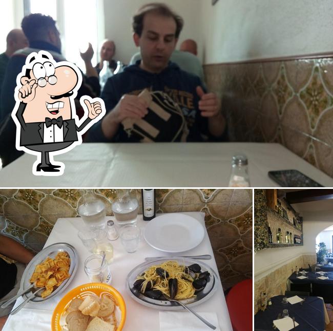 Gli interni di Trattoria Paradiso di Nervi