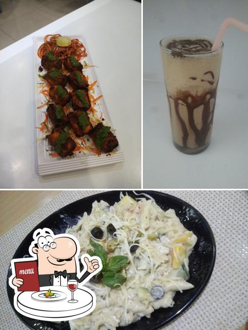 The picture of food and beverage at KESAR Veg Restaurant And Cafe