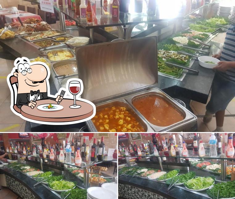 Platos en Taberna Gaúcha