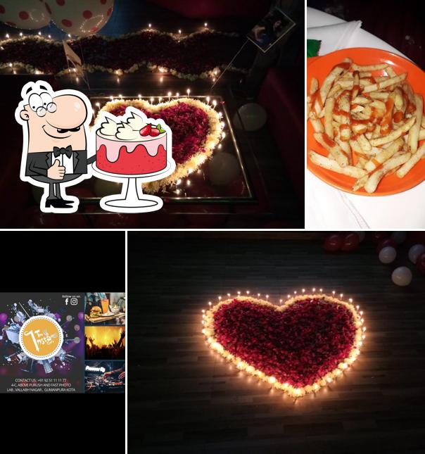 Red velvet cake at The Insta Lounge