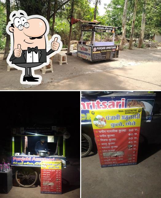 Here's a photo of amritsari kulche cholle