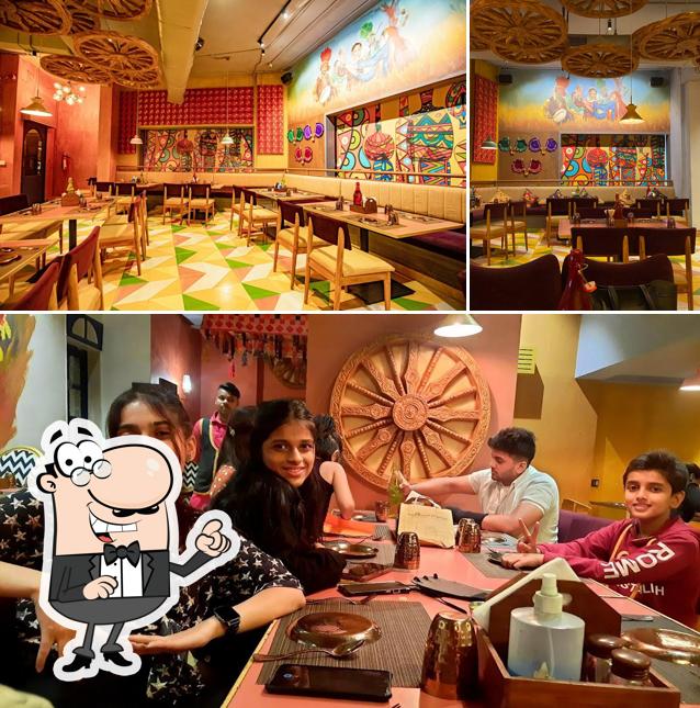 The interior of Sadda Punjab Best punjabi restaurant in navi mumbai