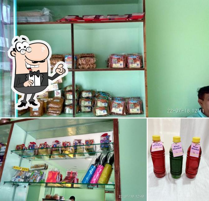 Among various things one can find interior and food at Maloo Creamy Creations